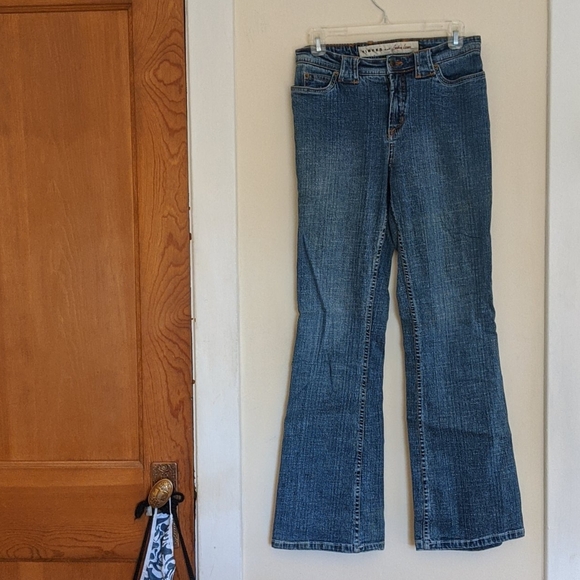 Flared Denim Stretch Jeans size 8 - Picture 1 of 8